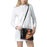 Corn Snake Print Shoulder Handbag