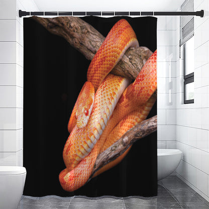 Corn Snake Print Shower Curtain