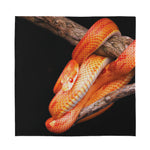Corn Snake Print Silk Bandana
