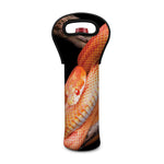 Corn Snake Print Single Neoprene Wine Tote