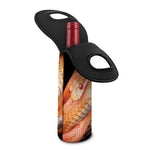 Corn Snake Print Single Neoprene Wine Tote