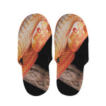Corn Snake Print Slippers