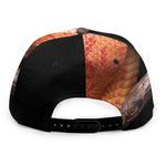 Corn Snake Print Snapback Cap