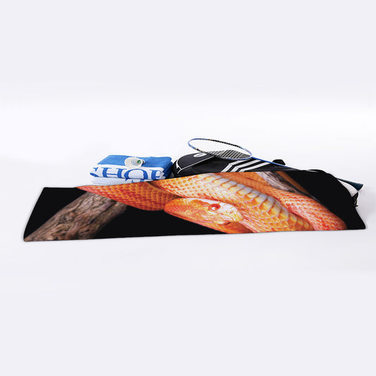 Corn Snake Print Sports Towel