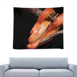 Corn Snake Print Tapestry