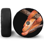 Corn Snake Print Tire Cover With Camera Hole