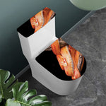 Corn Snake Print Toilet Lid And Tank Cover Set