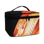 Corn Snake Print Travel Makeup Bag