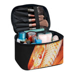 Corn Snake Print Travel Makeup Bag