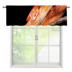 Corn Snake Print Window Valance