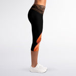 Corn Snake Print Women's Capri Leggings