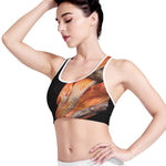 Corn Snake Print Women's Sports Bra