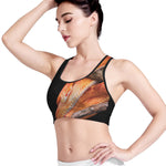 Corn Snake Print Women's Sports Bra