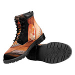 Corn Snake Print Work Boots
