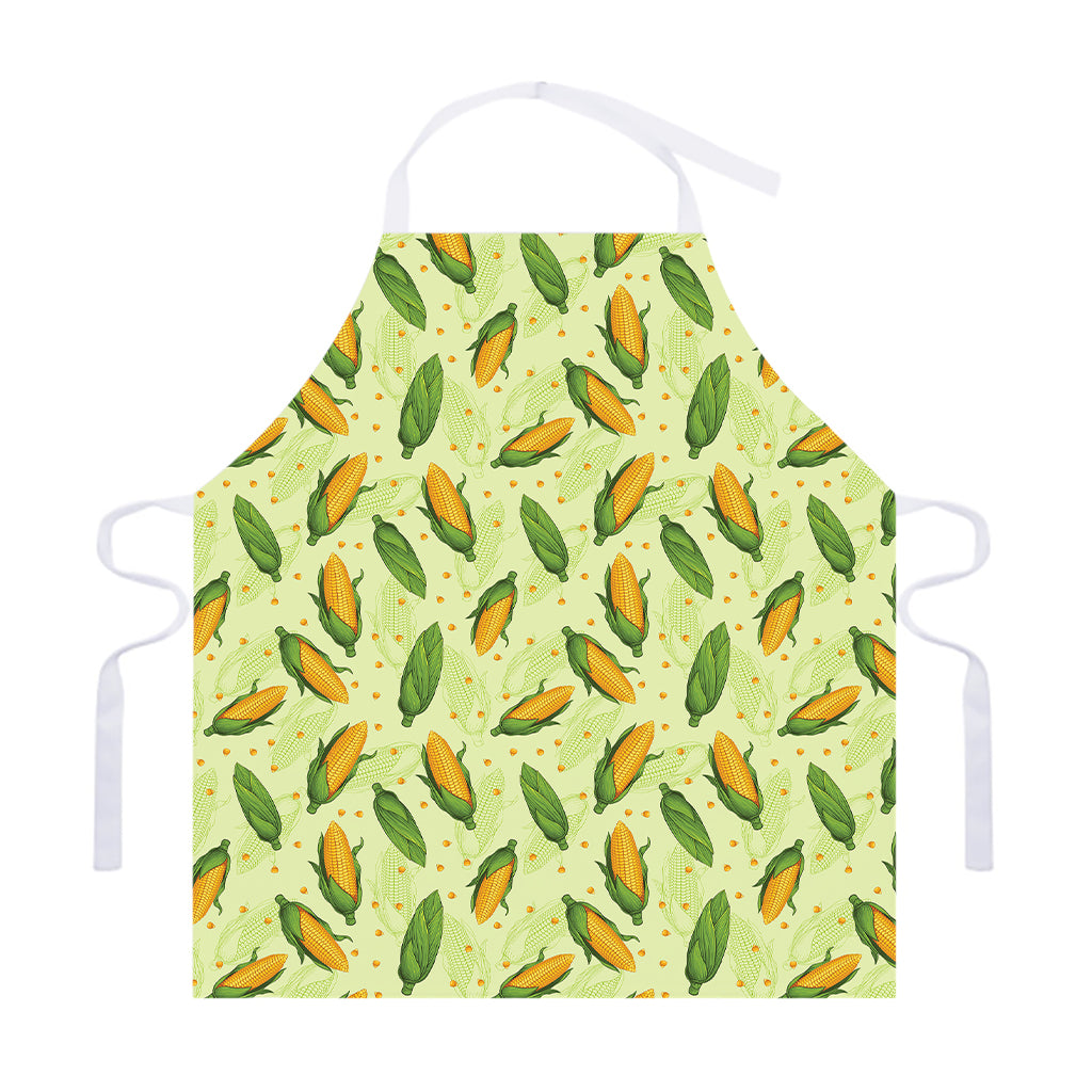 Corncob Pattern Print Adjustable Apron