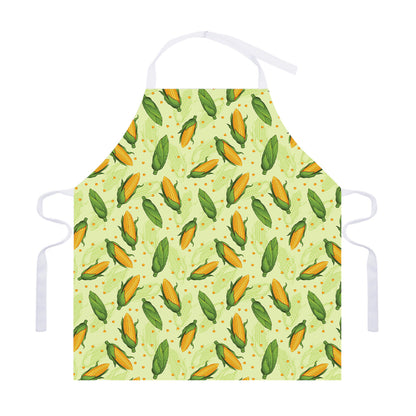 Corncob Pattern Print Adjustable Apron