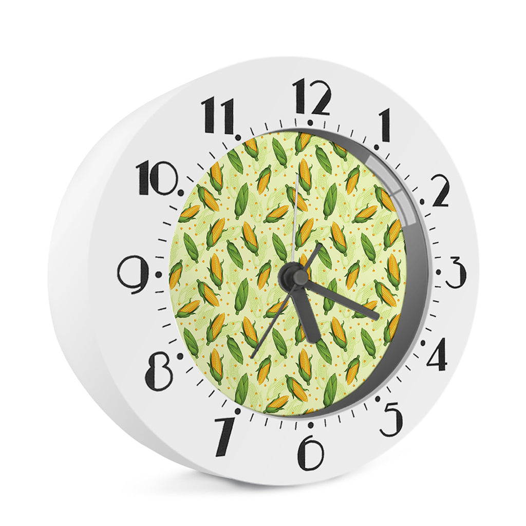 Corncob Pattern Print Alarm Clock