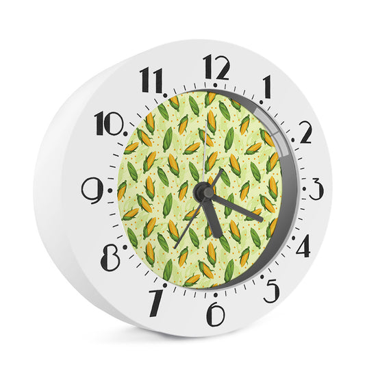 Corncob Pattern Print Alarm Clock