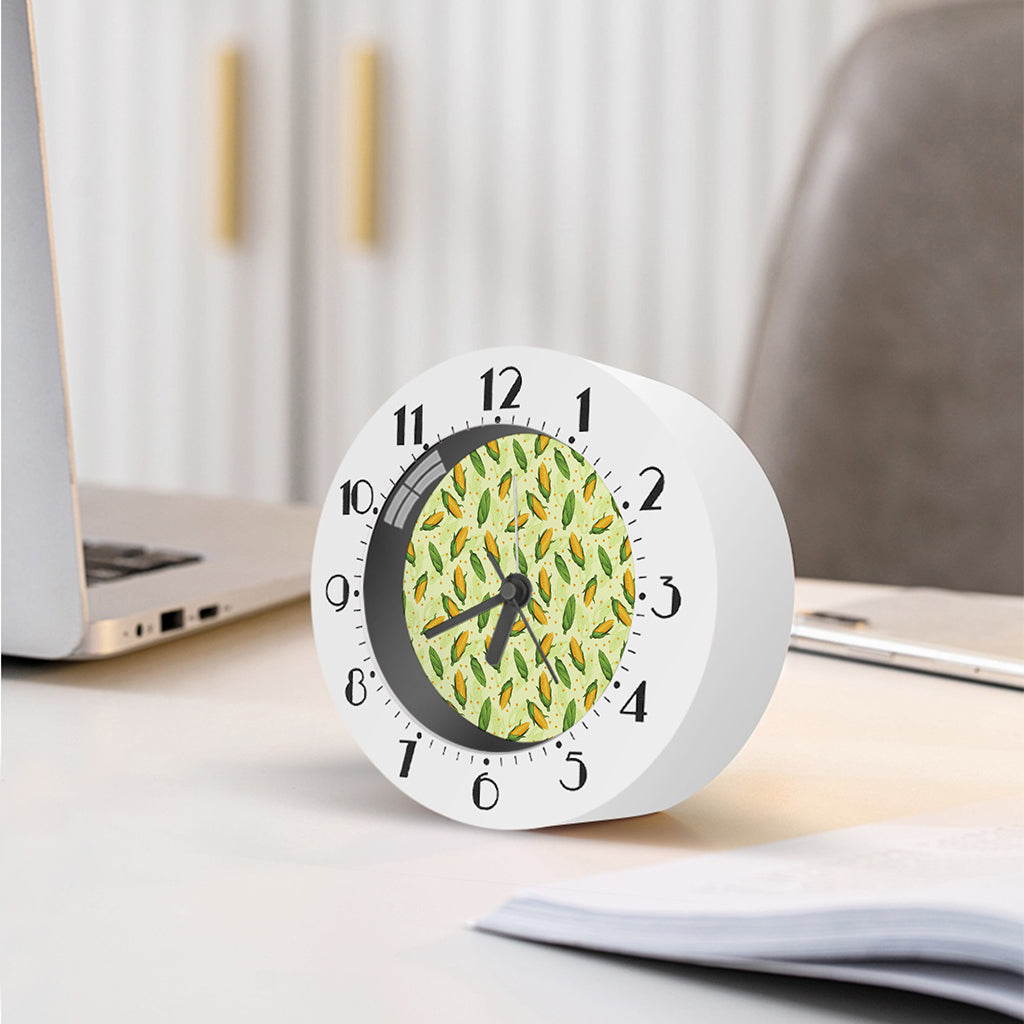 Corncob Pattern Print Alarm Clock
