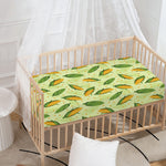 Corncob Pattern Print Baby Crib Sheet