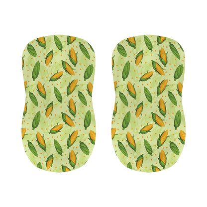 Corncob Pattern Print Bar Stool Covers