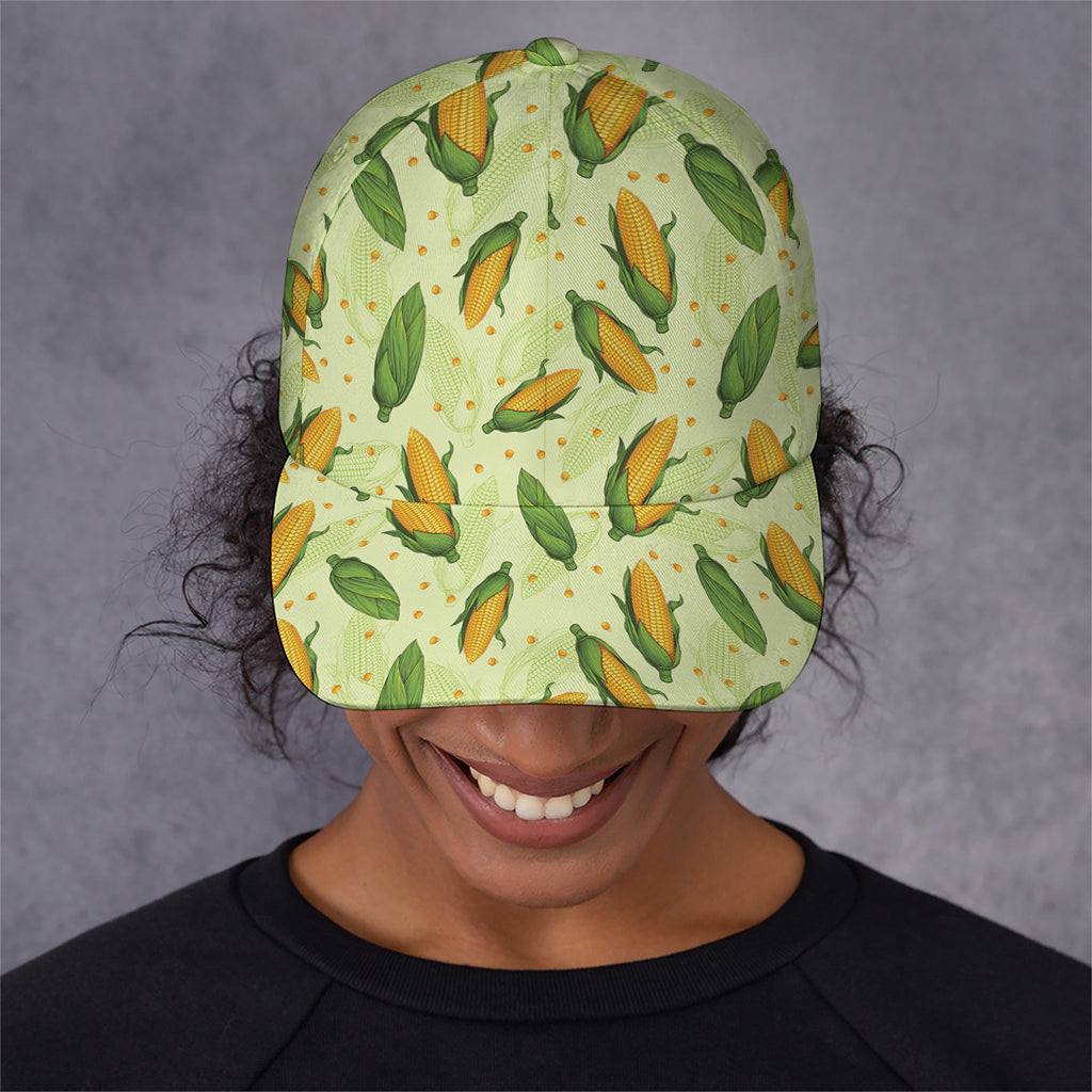 Corncob Pattern Print Baseball Cap