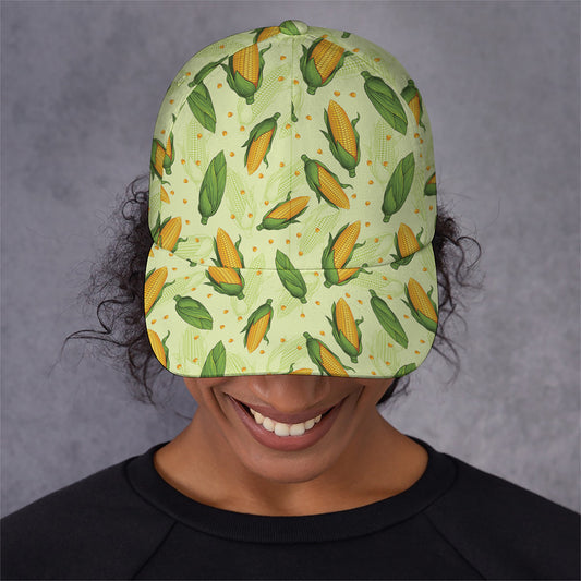Corncob Pattern Print Baseball Cap