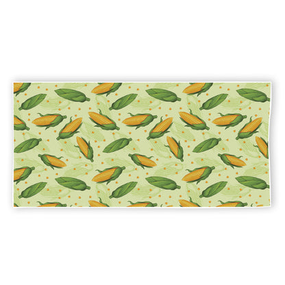 Corncob Pattern Print Beach Towel