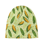 Corncob Pattern Print Beanie