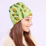 Corncob Pattern Print Beanie