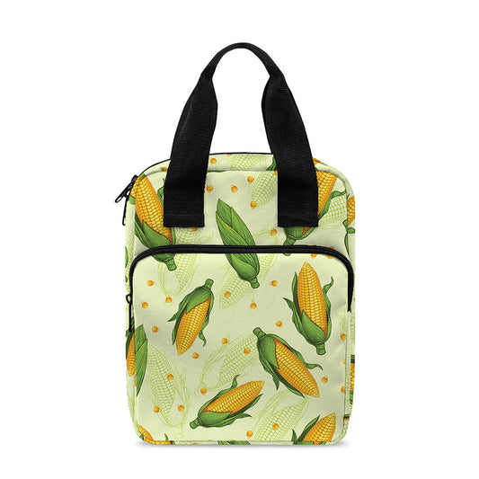 Corncob Pattern Print Bible Tote Bag