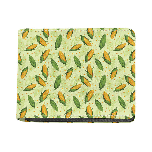 Corncob Pattern Print Bifold Wallet