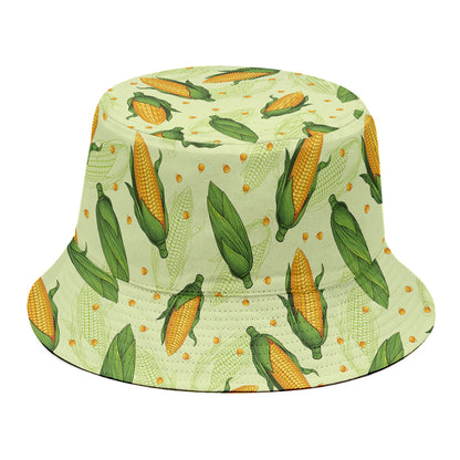 Corncob Pattern Print Bucket Hat