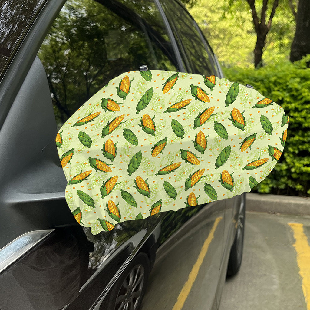 Corncob Pattern Print Car Side Mirror Covers