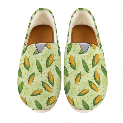 Corncob Pattern Print Casual Shoes