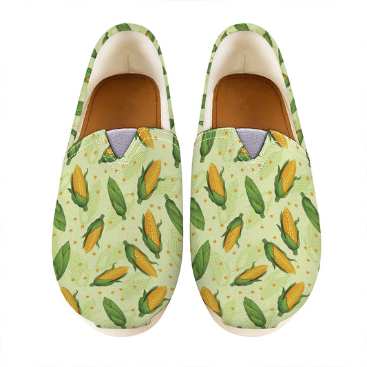 Corncob Pattern Print Casual Shoes