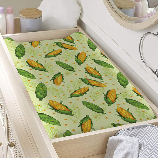 Corncob Pattern Print Changing Pad Cover