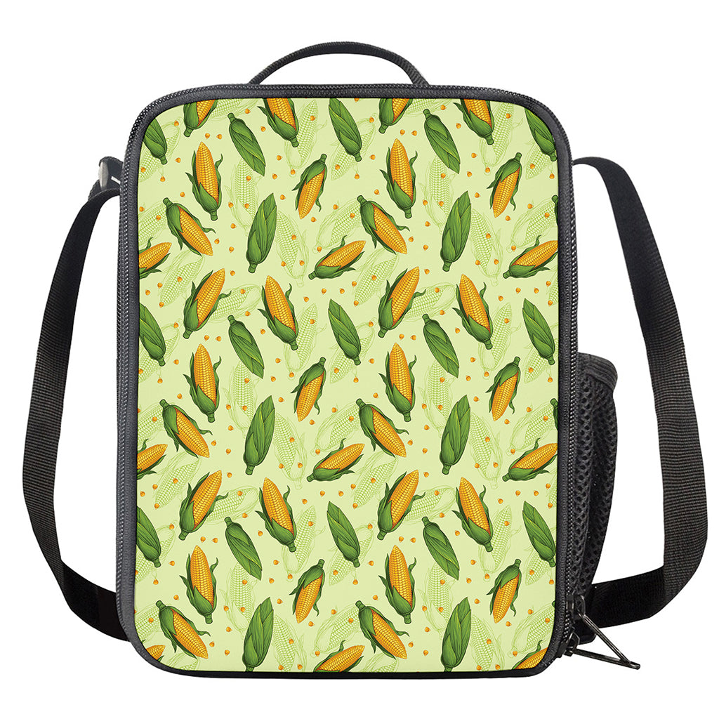 Corncob Pattern Print Crossbody Lunch Bag