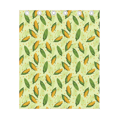Corncob Pattern Print Curtain