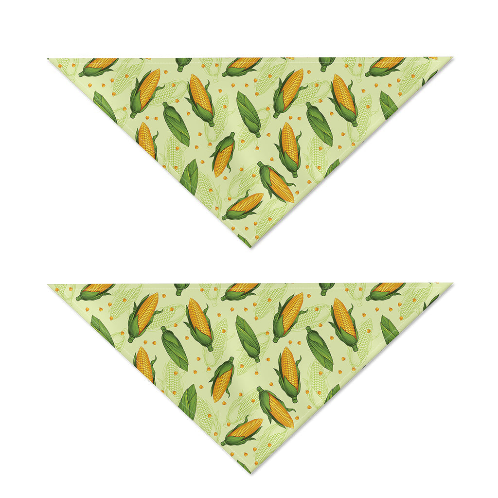 Corncob Pattern Print Dog Bandana