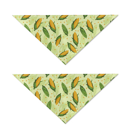 Corncob Pattern Print Dog Bandana