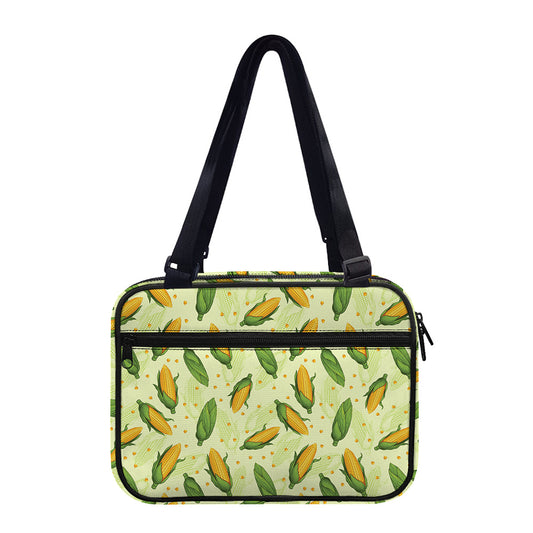 Corncob Pattern Print Double Strap Bible Bag
