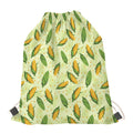 Corncob Pattern Print Drawstring Bag