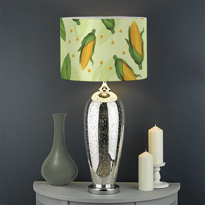 Corncob Pattern Print Drum Lamp Shade