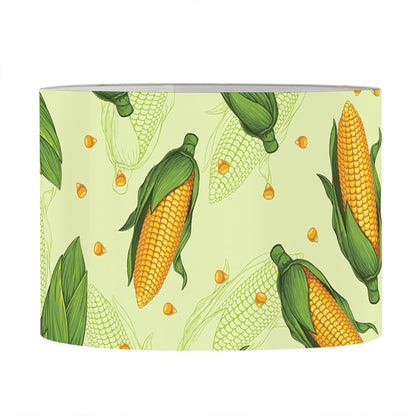 Corncob Pattern Print Drum Lamp Shade