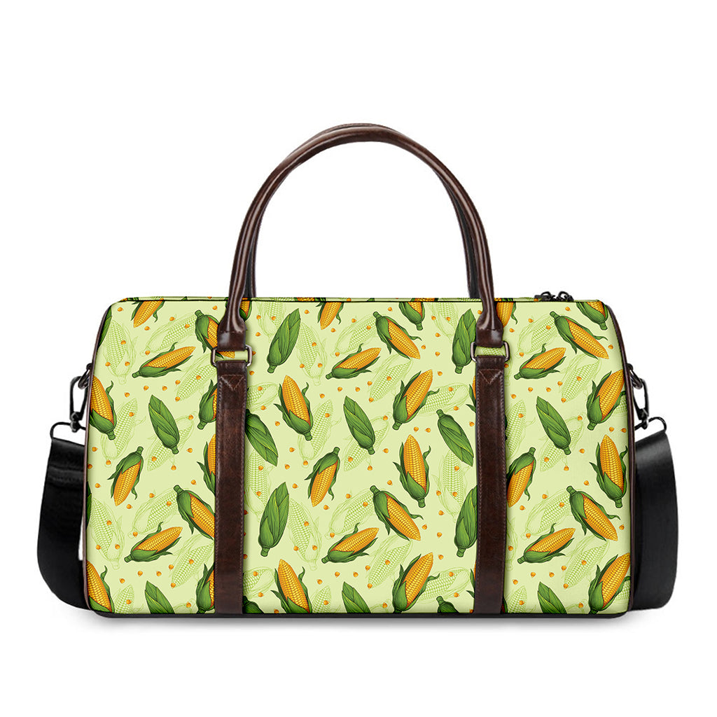 Corncob Pattern Print Duffle Bag