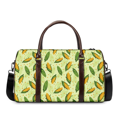 Corncob Pattern Print Duffle Bag