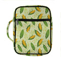 Corncob Pattern Print Front Pocket Bible Bag