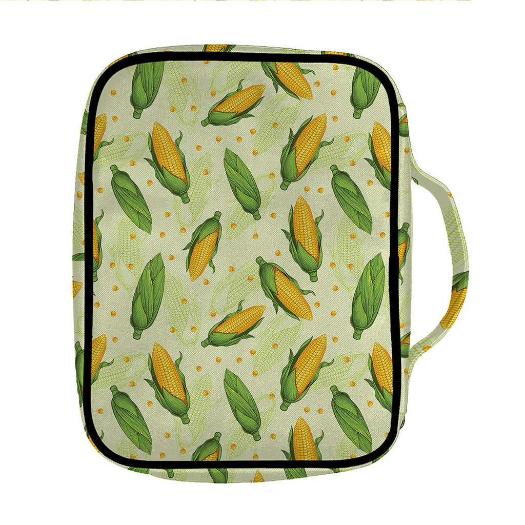 Corncob Pattern Print Front Pocket Bible Bag