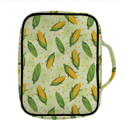 Corncob Pattern Print Front Pocket Bible Bag